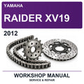 2012 Yamaha Raider XV19 Workshop Service & Repair Manual