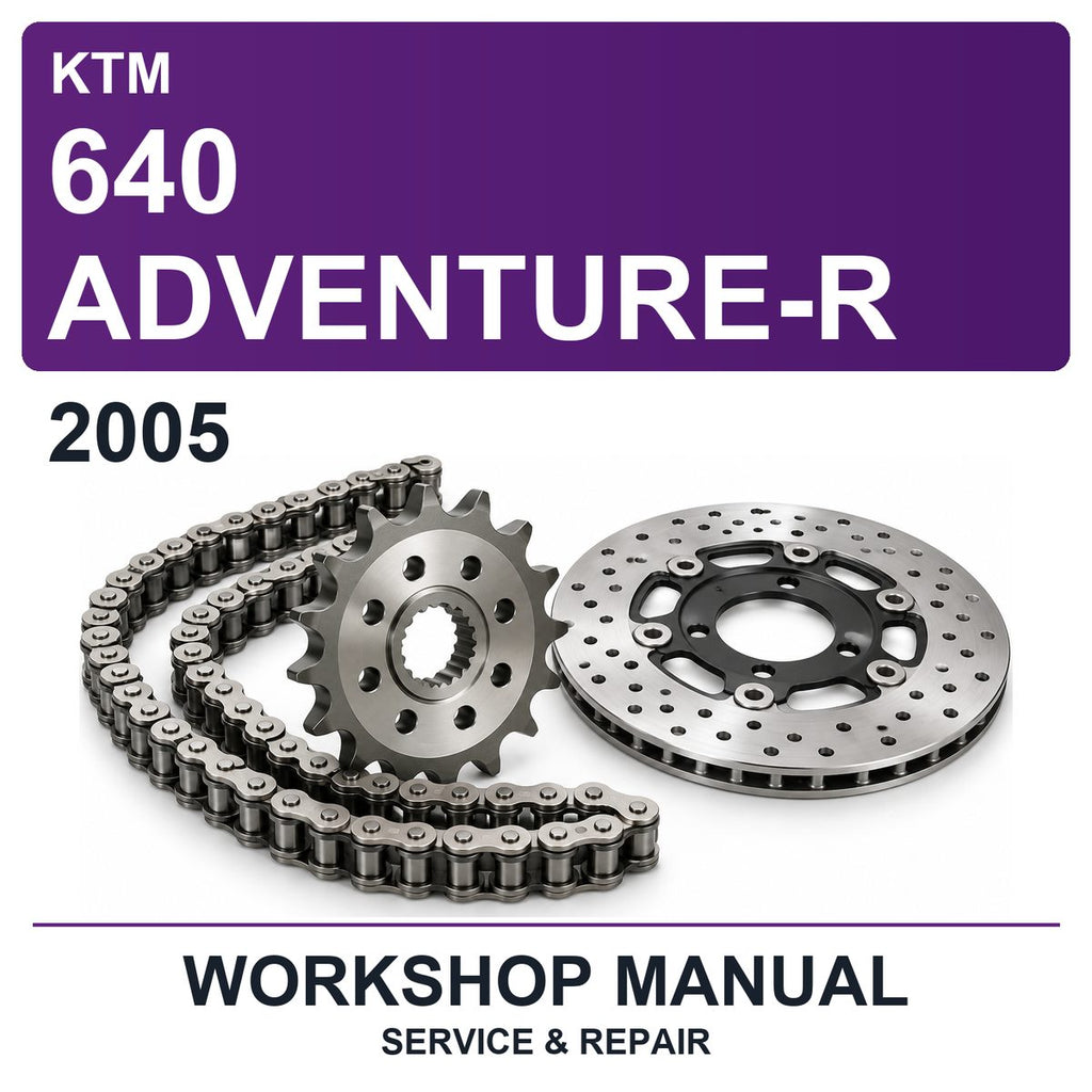 2005 KTM 640 Adventure-R Workshop Service & Repair Manual