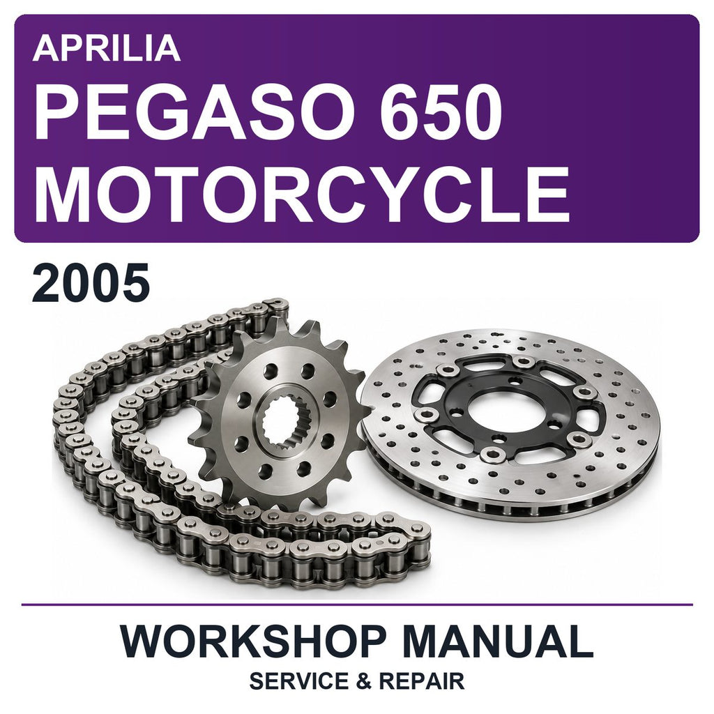 2005 Aprilia Pegaso 650 Motorcycle Workshop Service & Repair Manual