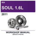 2011 Kia Soul 1.6L Workshop Service & Repair Manual