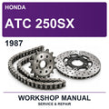 1987 Honda ATC 250SX Workshop Service & Repair Manual