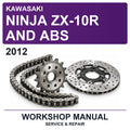 2012 Kawasaki Ninja ZX-10R And ABS Workshop Service & Repair Manual