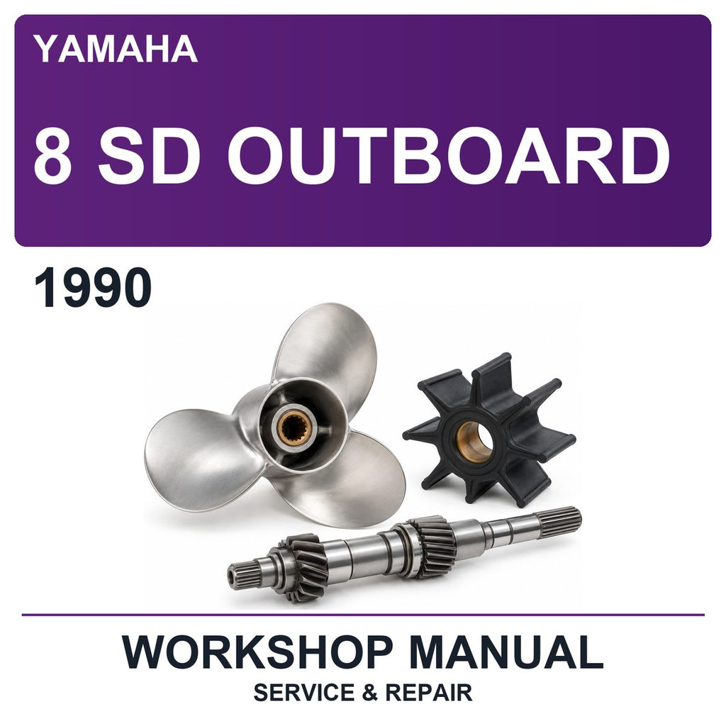 1990 Yamaha 8 SD Outboard Workshop Service & Repair Manual