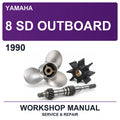 1990 Yamaha 8 SD Outboard Workshop Service & Repair Manual