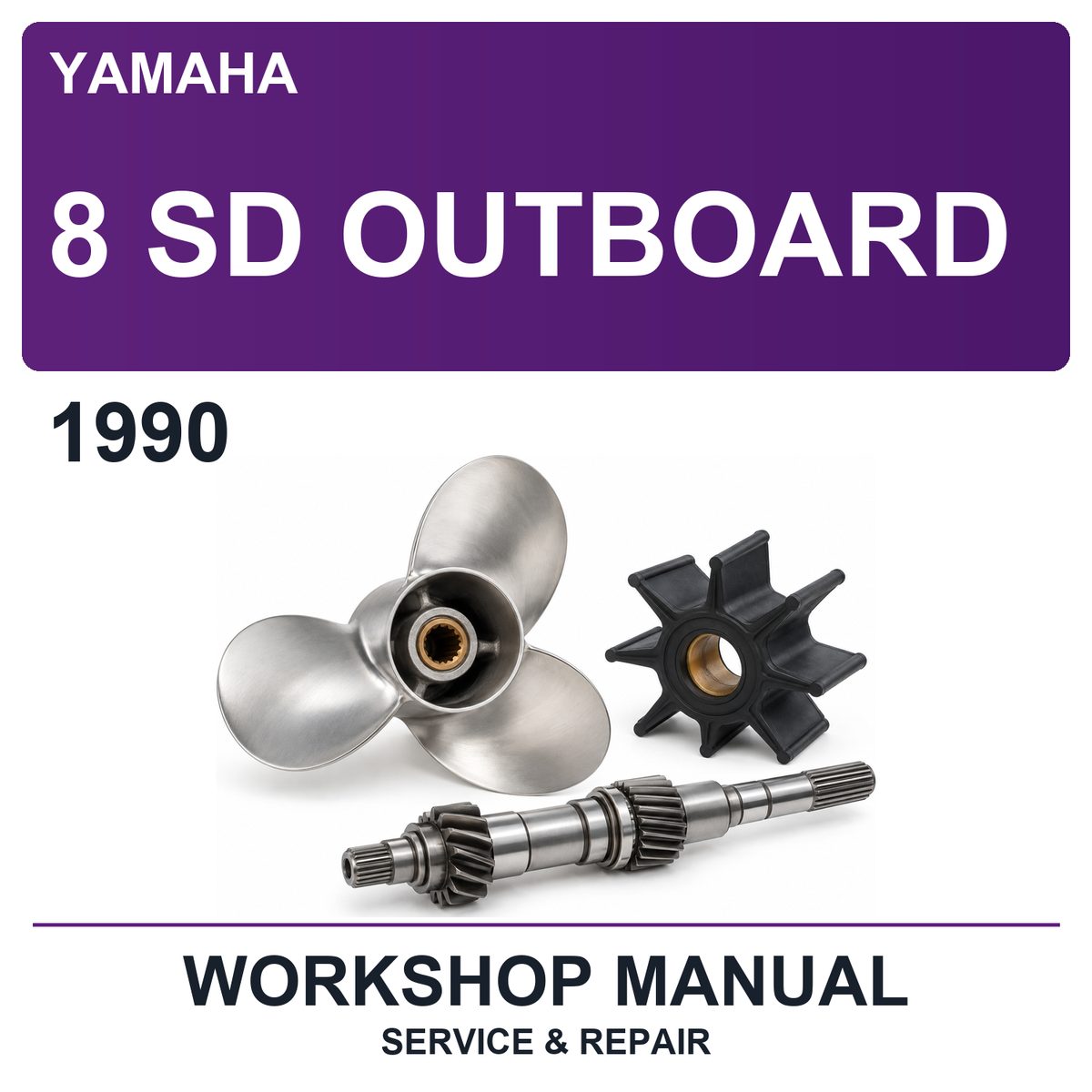1990 Yamaha 8 SD Outboard Workshop Service & Repair Manual