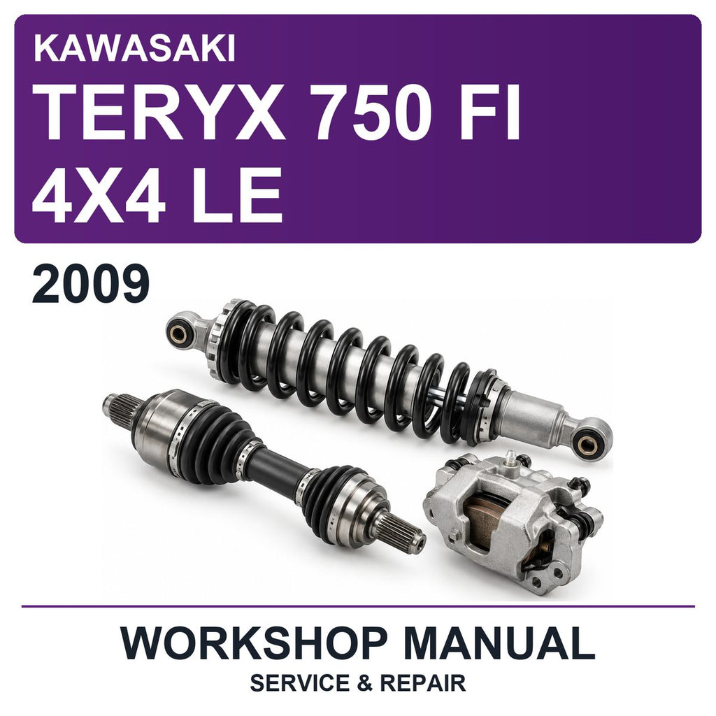 2009 Kawasaki Teryx 750 FI 4X4 LE Workshop Service & Repair Manual