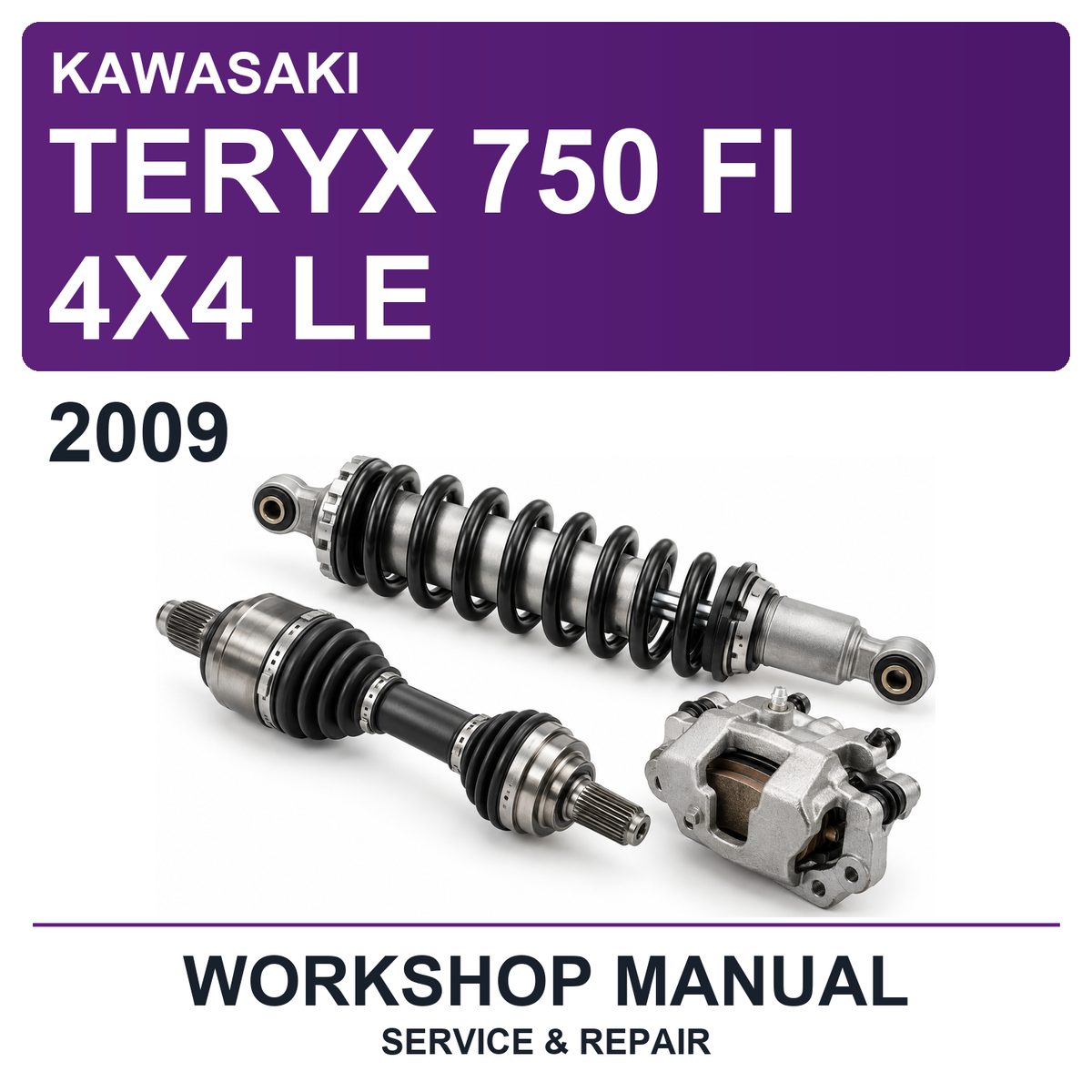 2009 Kawasaki Teryx 750 FI 4X4 LE Workshop Service & Repair Manual