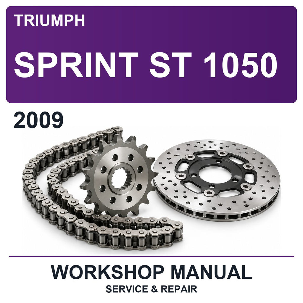 2009 Triumph Sprint ST 1050 Workshop Service & Repair Manual