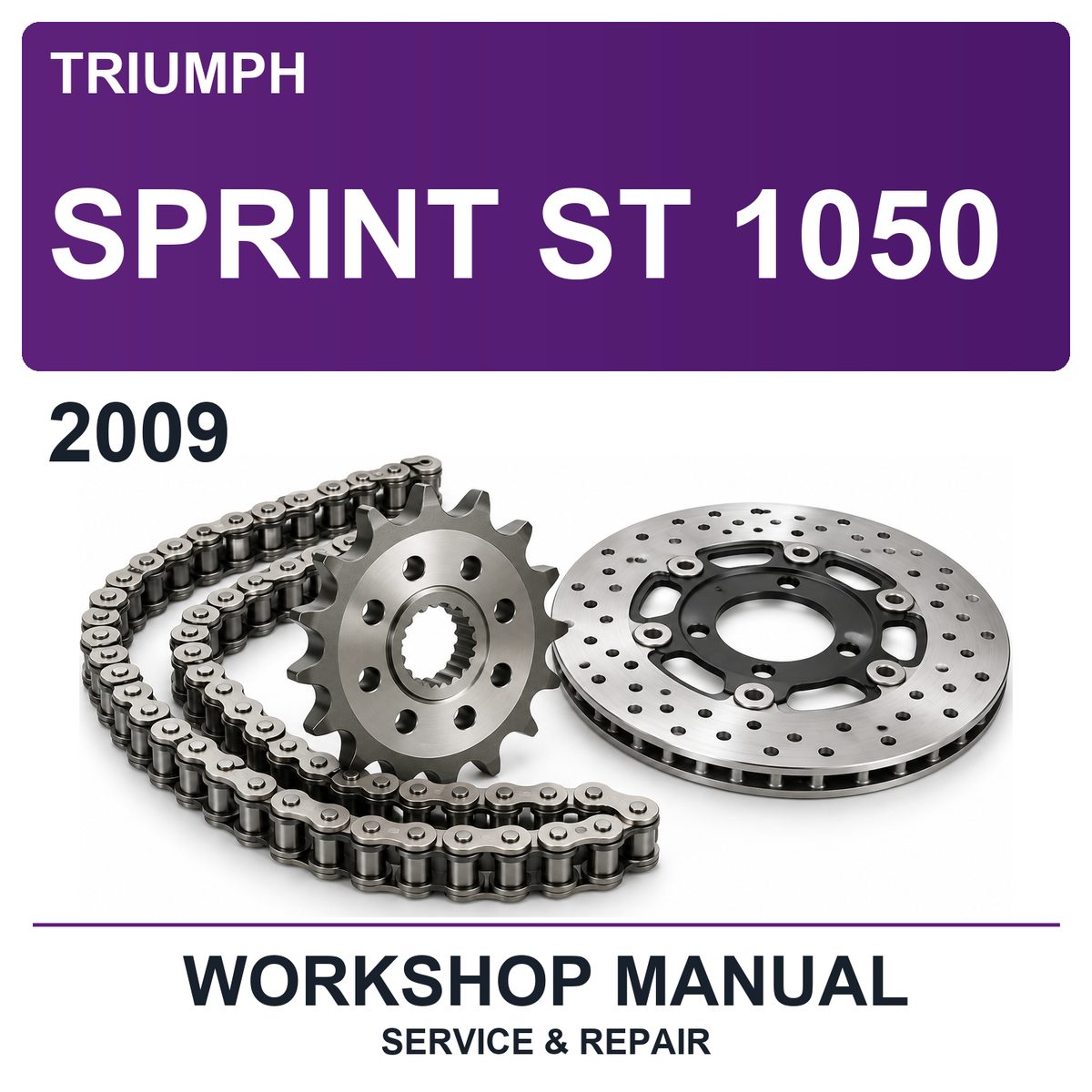 2009 Triumph Sprint ST 1050 Workshop Service & Repair Manual
