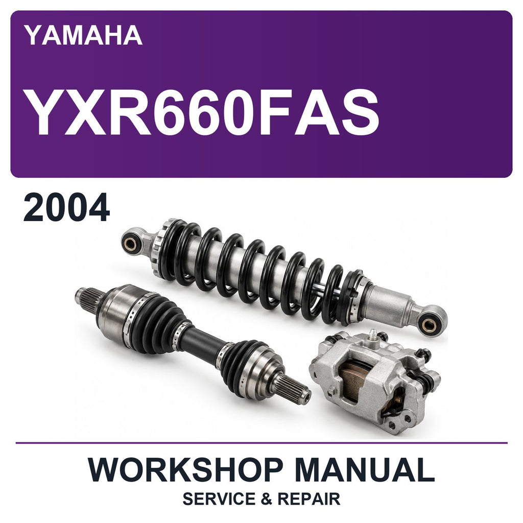 2004 Yamaha YXR660FAS Workshop Service & Repair Manual