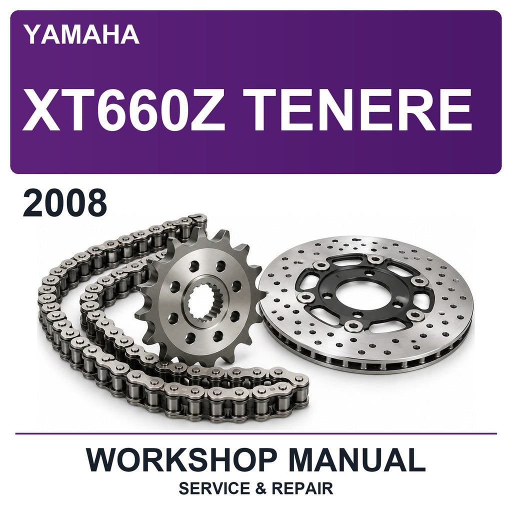 2008 Yamaha XT660Z Tenere Workshop Service & Repair Manual