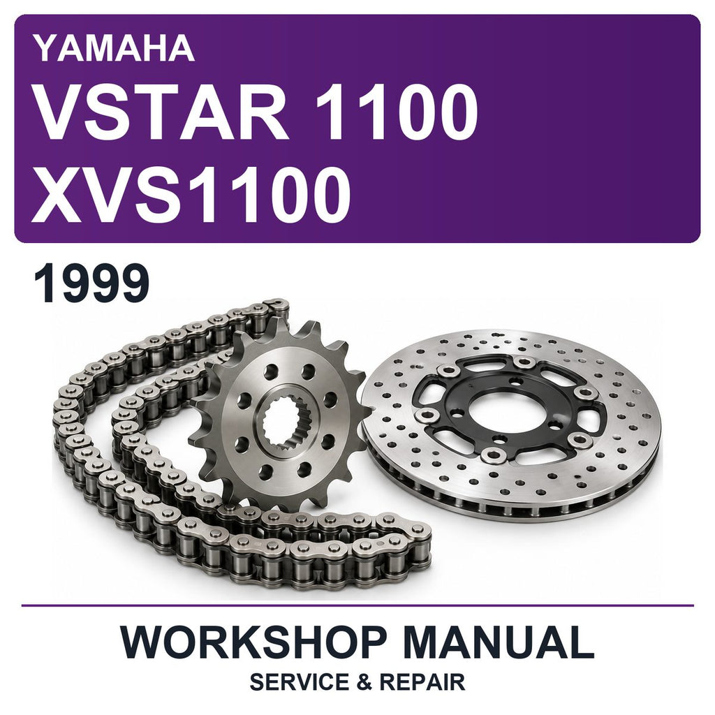 1999 Yamaha Vstar 1100 XVS1100 Workshop Service & Repair Manual