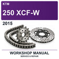 2015 KTM 250 XCF-W Workshop Service & Repair Manual