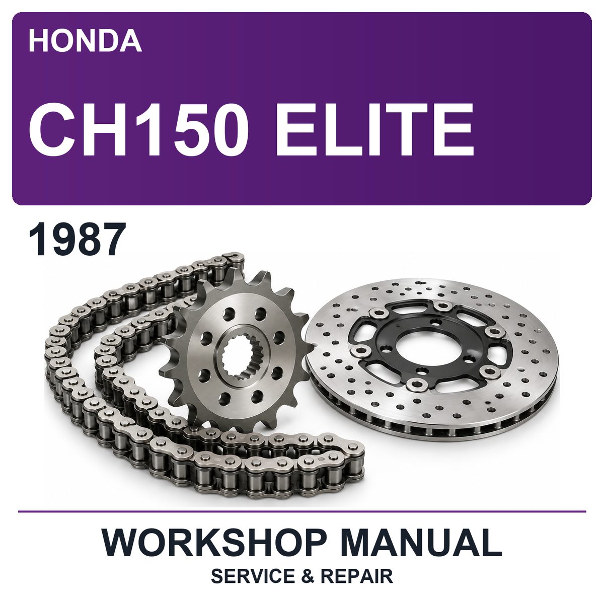 1987 Honda CH150 Elite Workshop Service & Repair Manual