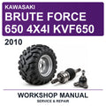 2010 Kawasaki Brute Force 650 4X4I KVF650 Workshop Service & Repair Manual