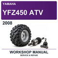 2008 Yamaha YFZ450 ATV Workshop Service & Repair Manual