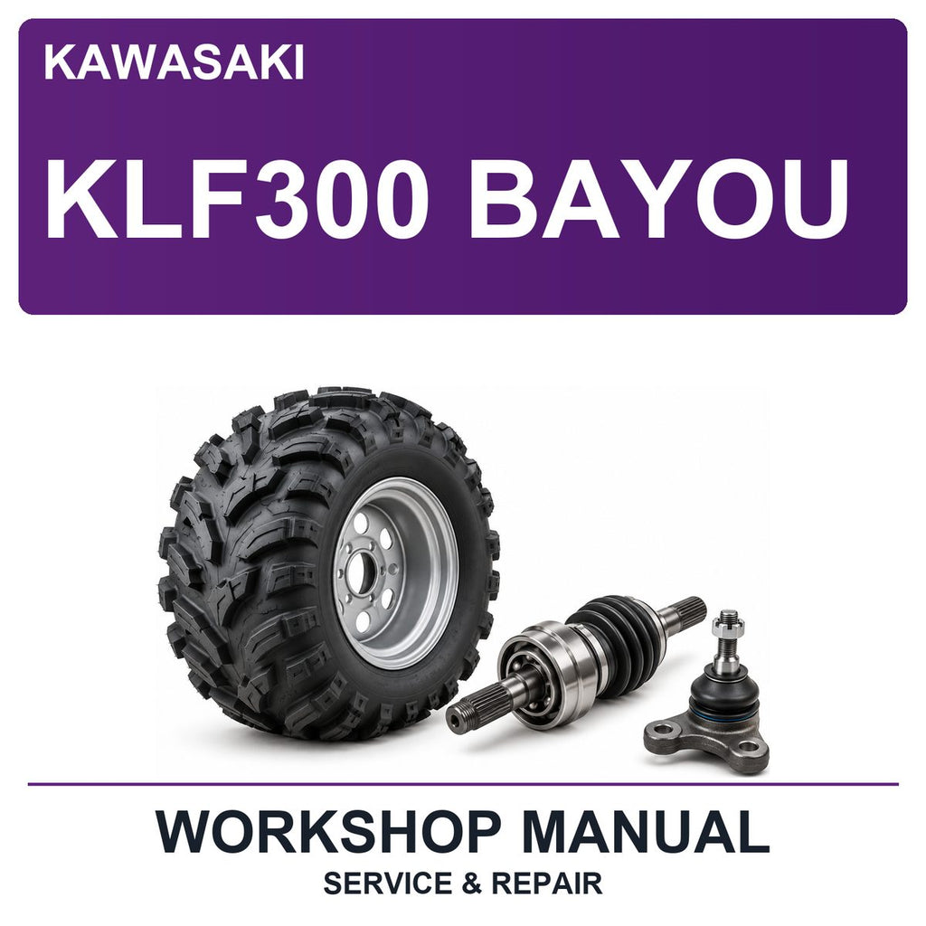 Kawasaki KLF300 Bayou Workshop Service & Repair Manual