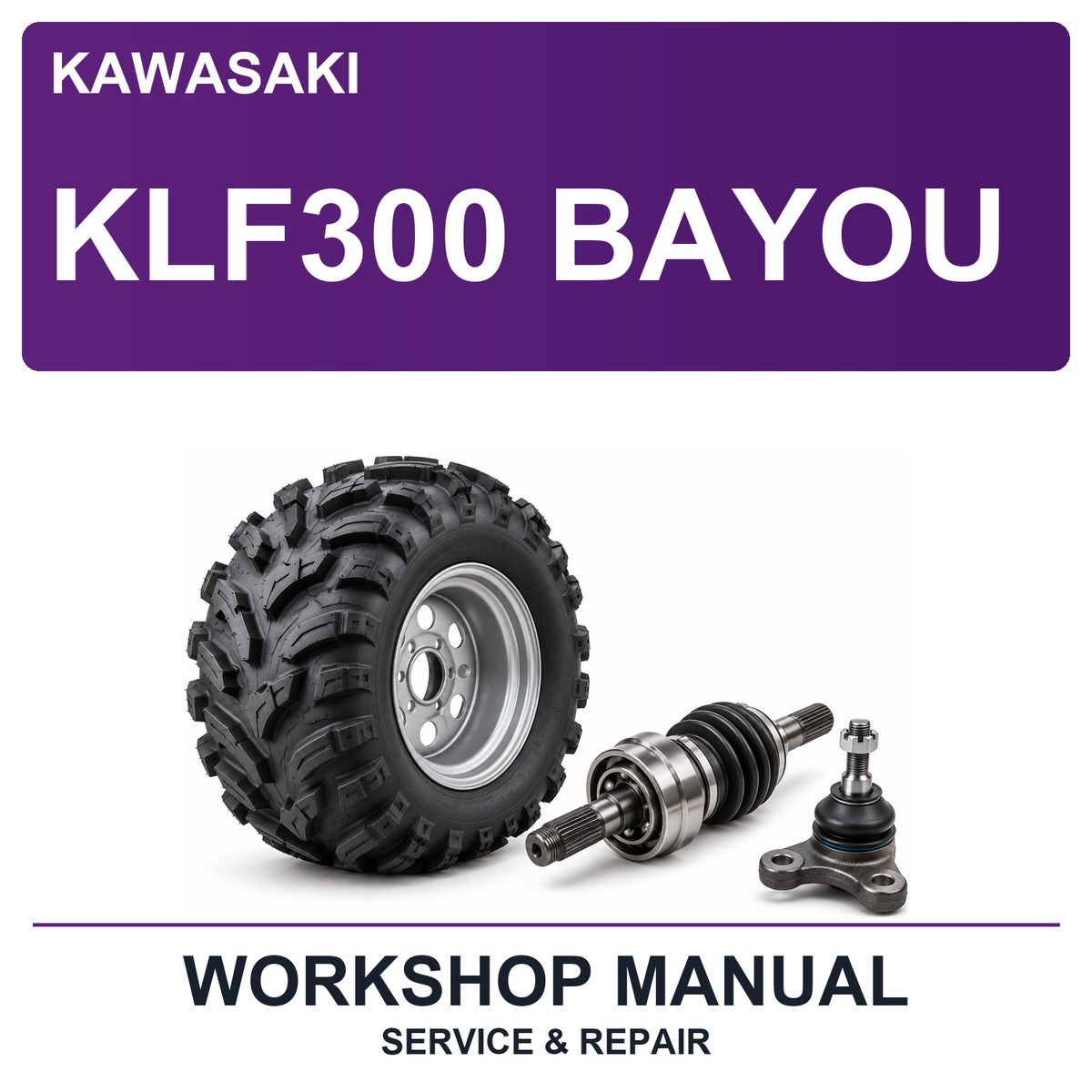 Kawasaki KLF300 Bayou Workshop Service & Repair Manual