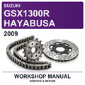 2009 Suzuki GSX1300R Hayabusa Workshop Service & Repair Manual