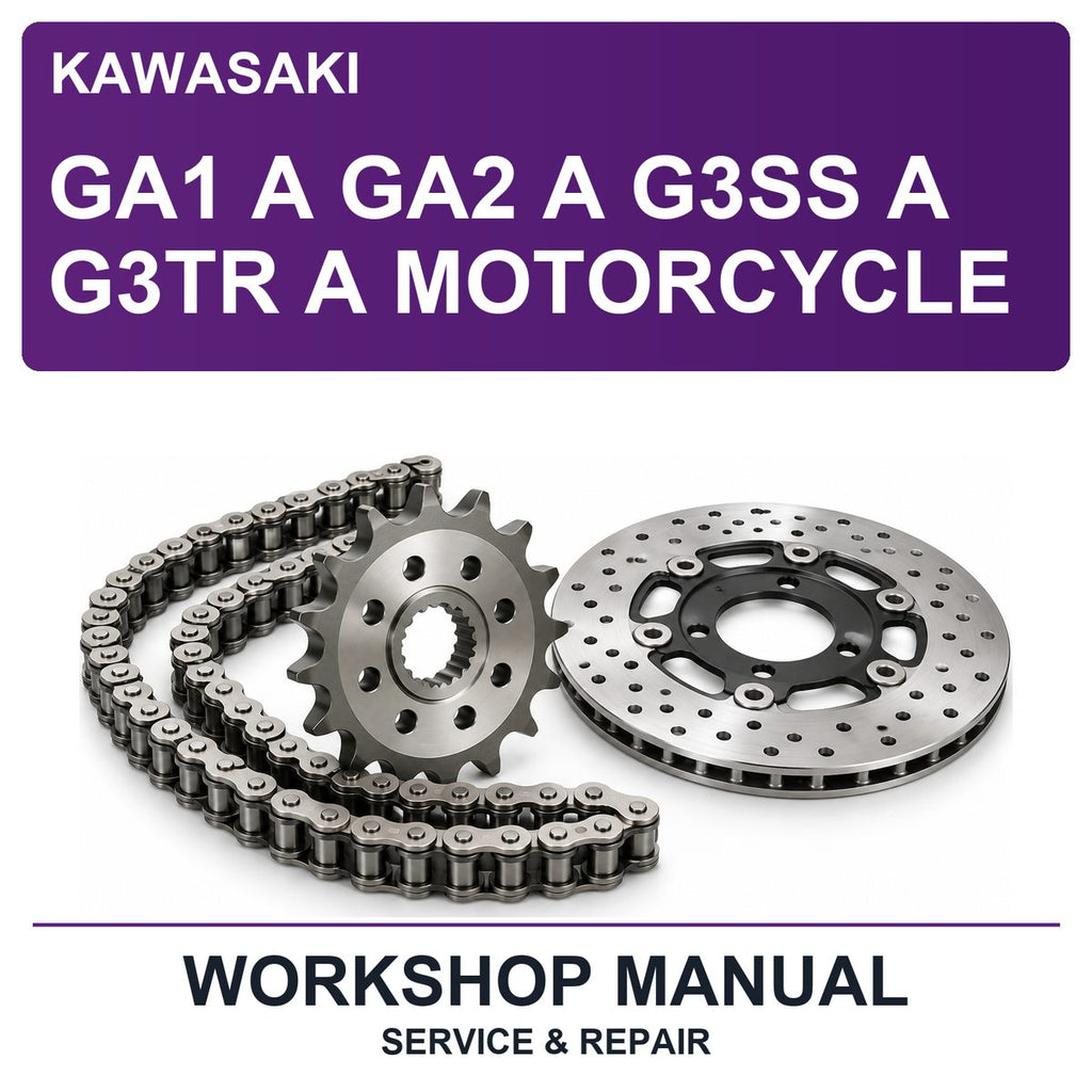 Kawasaki GA1 A GA2 A G3SS A G3TR A Motorcycle Workshop Service & Repair Manual