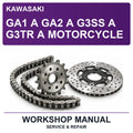 Kawasaki GA1 A GA2 A G3SS A G3TR A Motorcycle Workshop Service & Repair Manual
