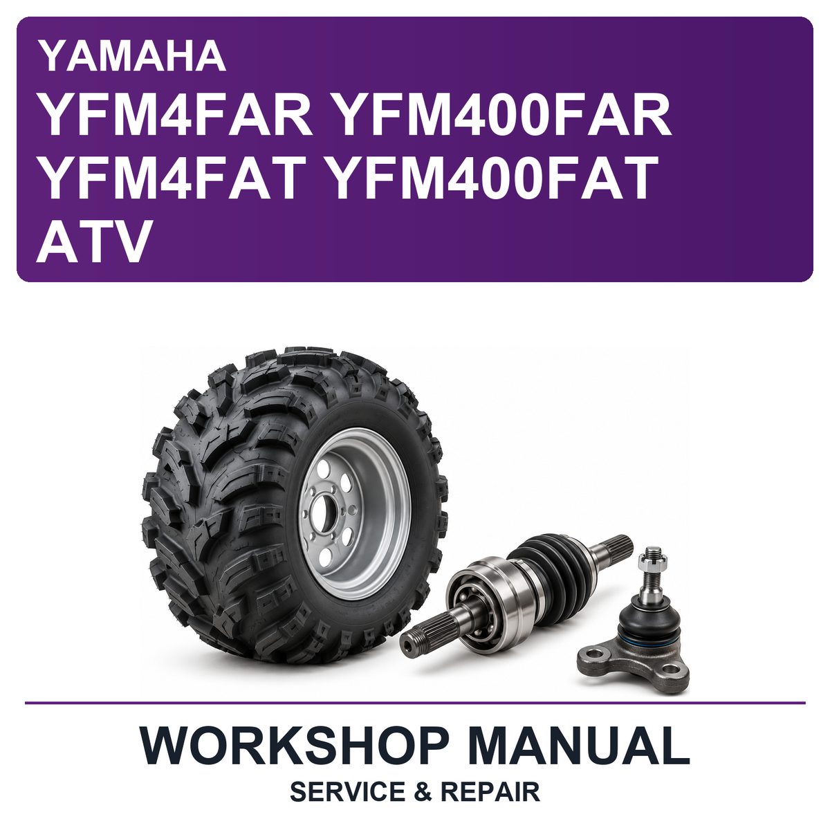 Yamaha YFM4FAR YFM400FAR YFM4FAT YFM400FAT ATV Workshop Service & Repair Manual