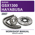 2007 Suzuki GSX1300 Hayabusa Workshop Service & Repair Manual
