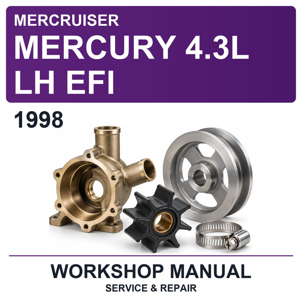 1998 Mercury Mercruiser 4.3L LH EFI Workshop Service & Repair Manual
