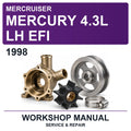 1998 Mercury Mercruiser 4.3L LH EFI Workshop Service & Repair Manual