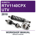 2010 Kubota RTV1140CPX UTV Workshop Service & Repair Manual