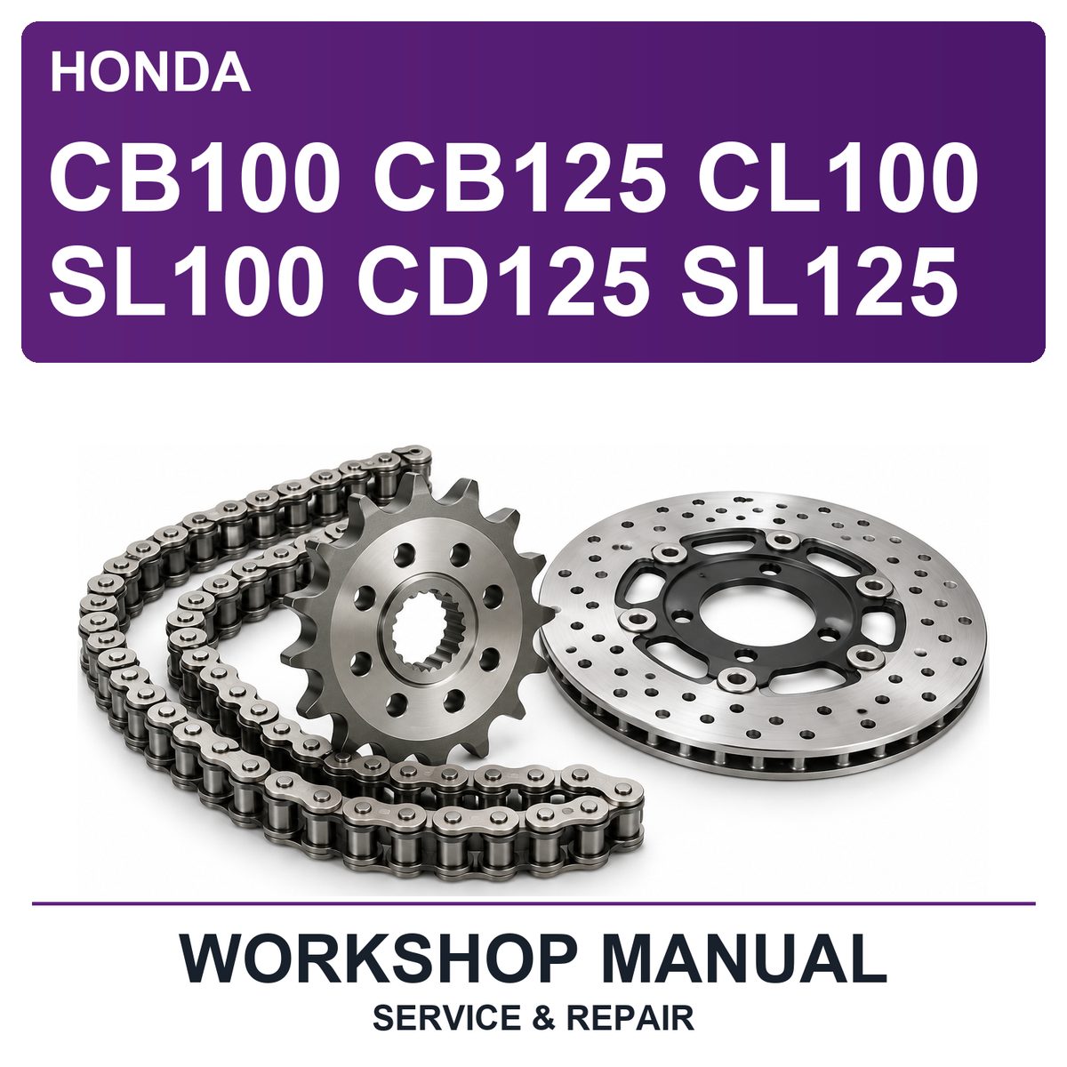 Honda CB100 CB125 CL100 SL100 CD125 SL125 Workshop Service & Repair Manual