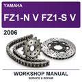 2006 Yamaha FZ1-N V FZ1-S V Workshop Service & Repair Manual