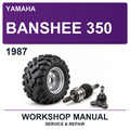 1987 Yamaha Banshee 350 Workshop Service & Repair Manual