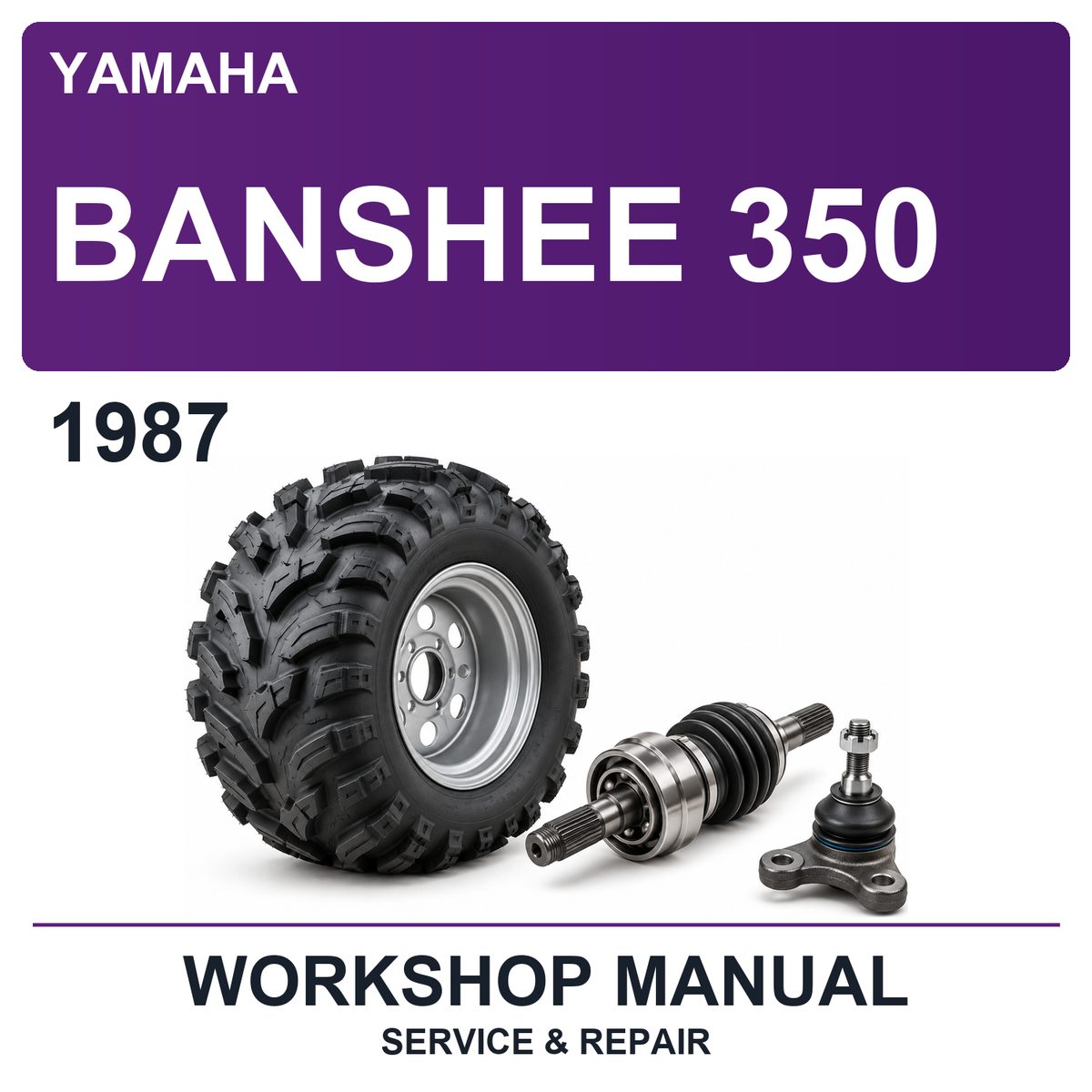 1987 Yamaha Banshee 350 Workshop Service & Repair Manual