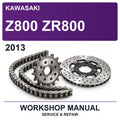 2013 Kawasaki Z800 ZR800 Workshop Service & Repair Manual