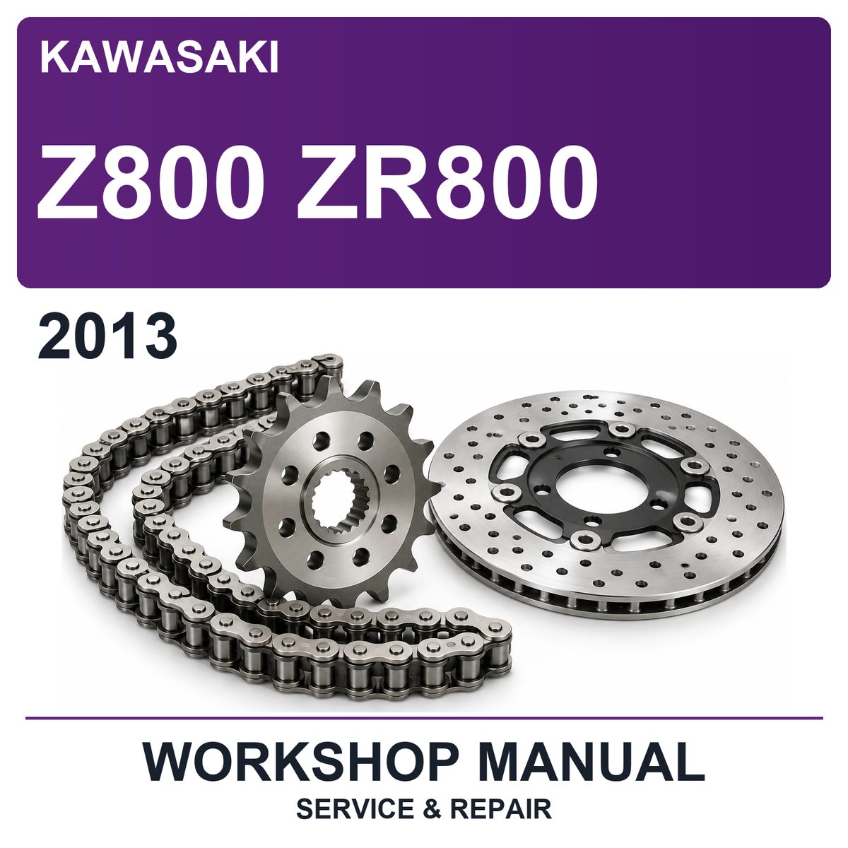 2013 Kawasaki Z800 ZR800 Workshop Service & Repair Manual