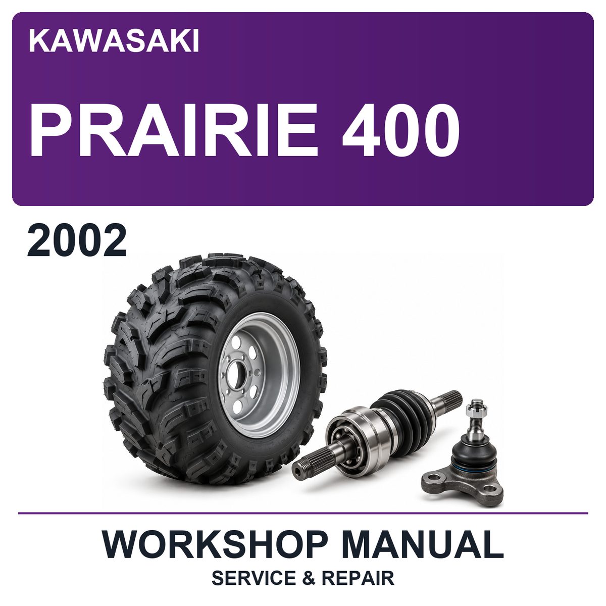 2002 Kawasaki Prairie 400 Workshop Service & Repair Manual