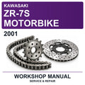 2001 Kawasaki ZR-7S Motorbike Workshop Service & Repair Manual