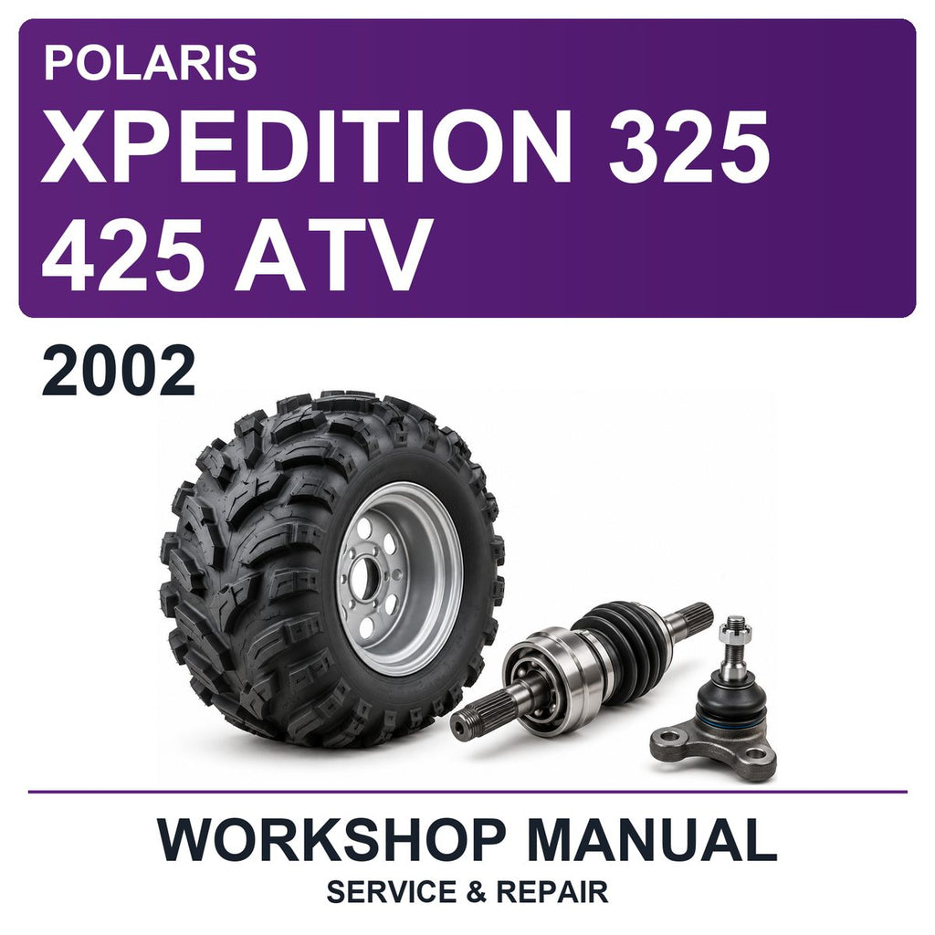 2002 Polaris Xpedition 325 425 ATV Workshop Service & Repair Manual