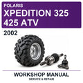 2002 Polaris Xpedition 325 425 ATV Workshop Service & Repair Manual