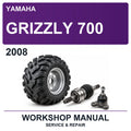2008 Yamaha Grizzly 700 Workshop Service & Repair Manual