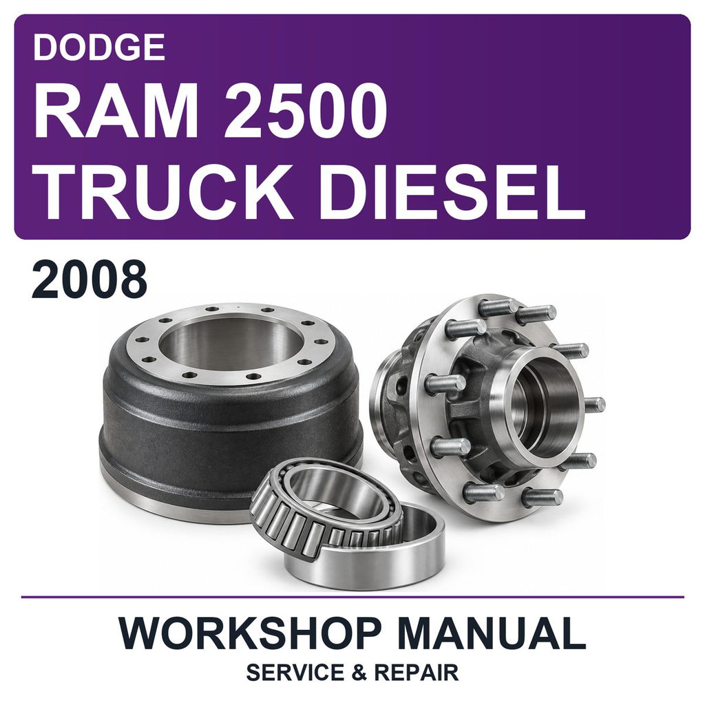 2008 Dodge RAM 2500 Truck Diesel Workshop Service & Repair Manual