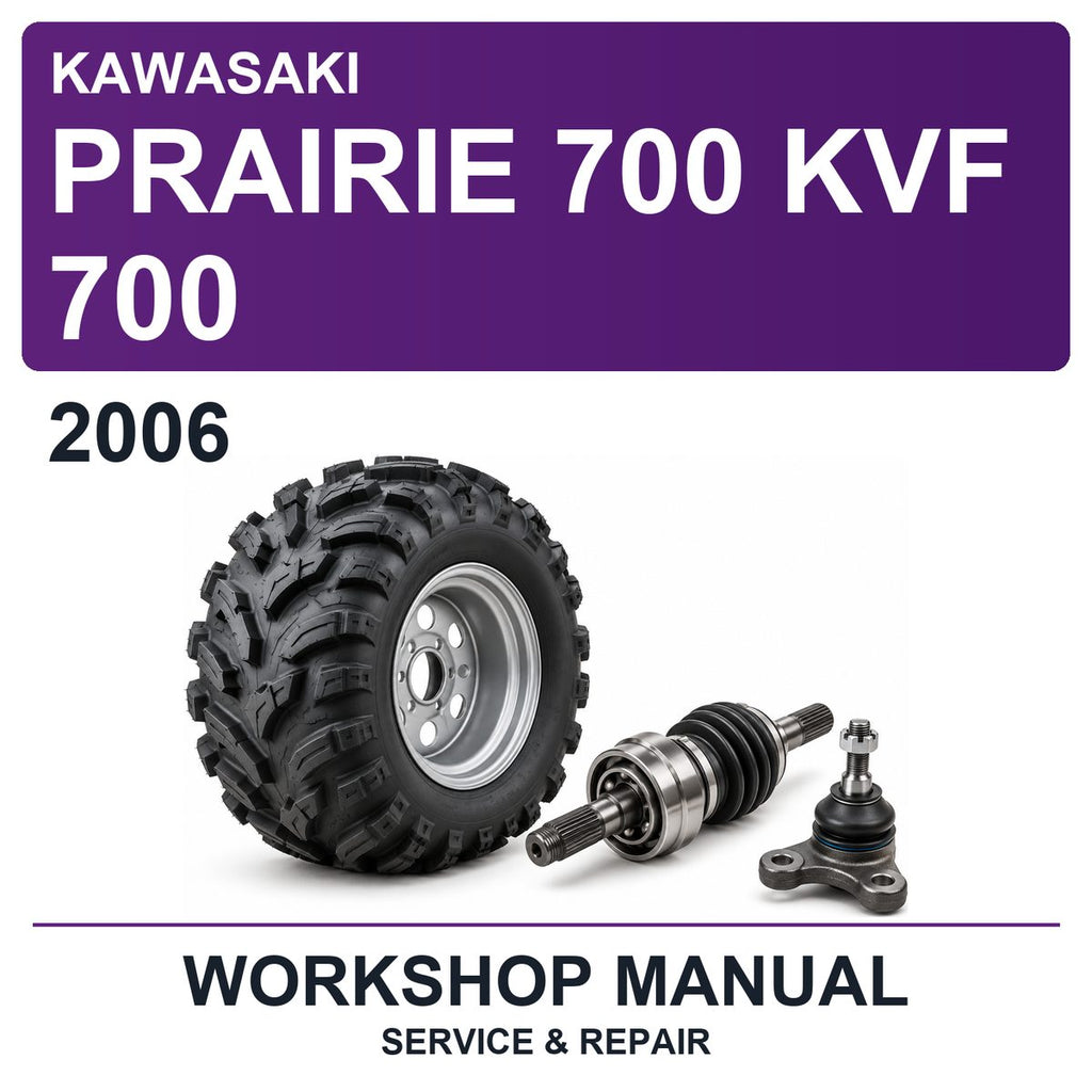 2006 Kawasaki Prairie 700 KVF 700 Workshop Service & Repair Manual