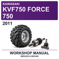2011 Kawasaki KVF750 Force 750 Workshop Service & Repair Manual