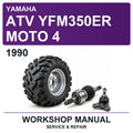 1990 Yamaha ATV YFM350ER Moto 4 Workshop Service & Repair Manual