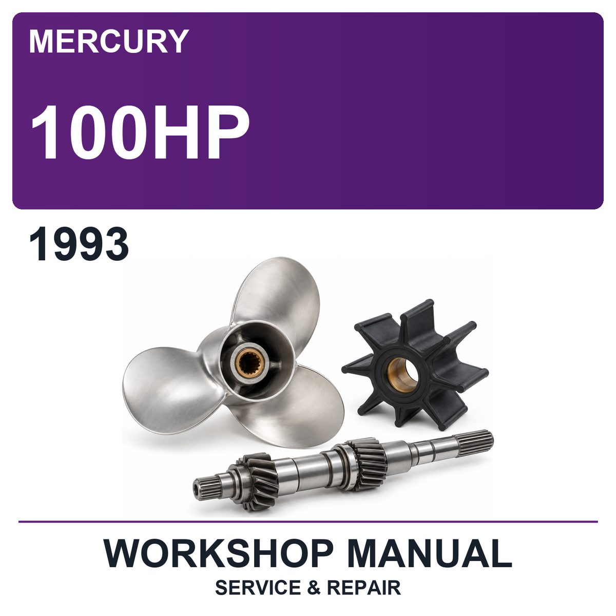 1993 Mercury 100HP Workshop Service & Repair Manual
