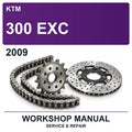 2009 KTM 300 EXC Workshop Service & Repair Manual