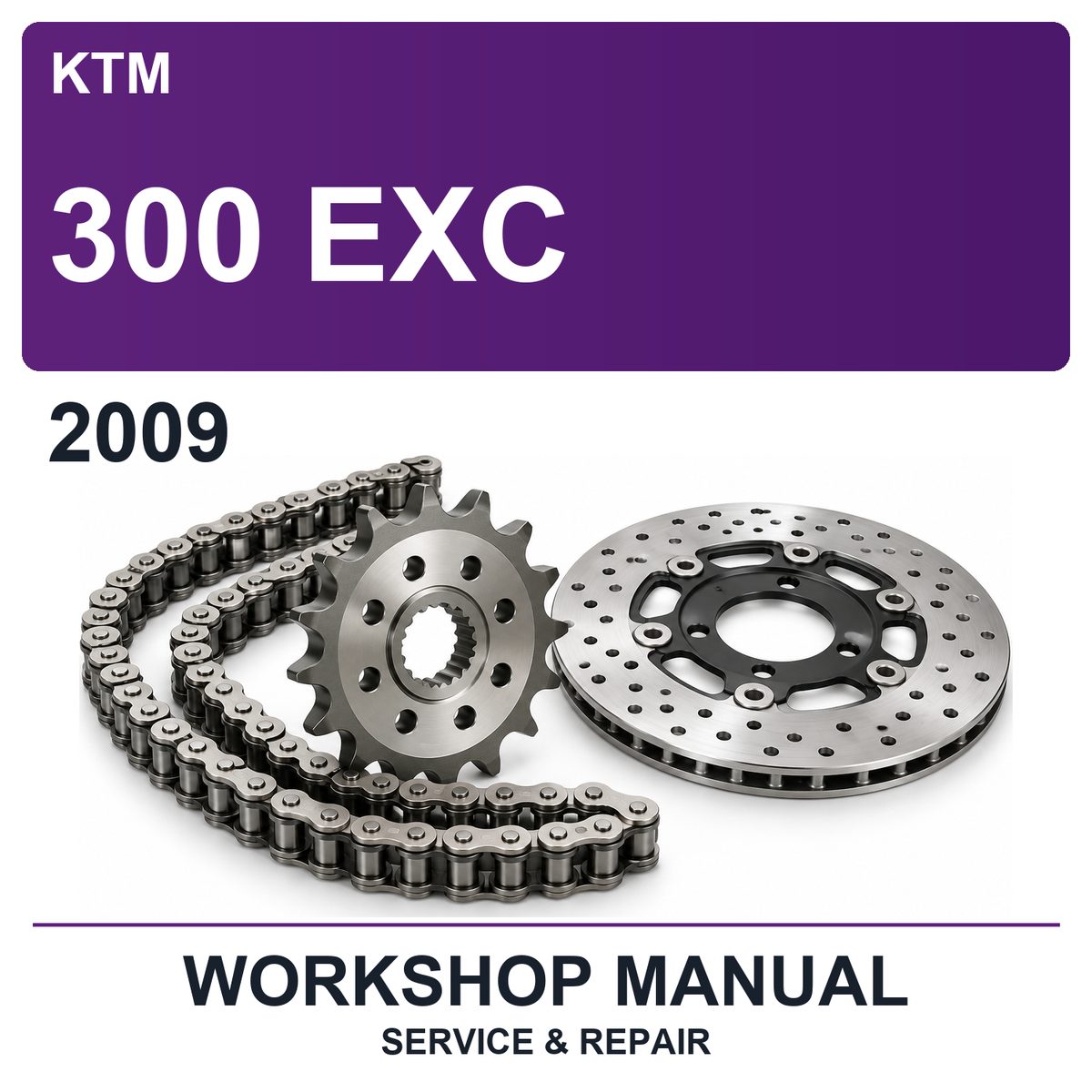 2009 KTM 300 EXC Workshop Service & Repair Manual
