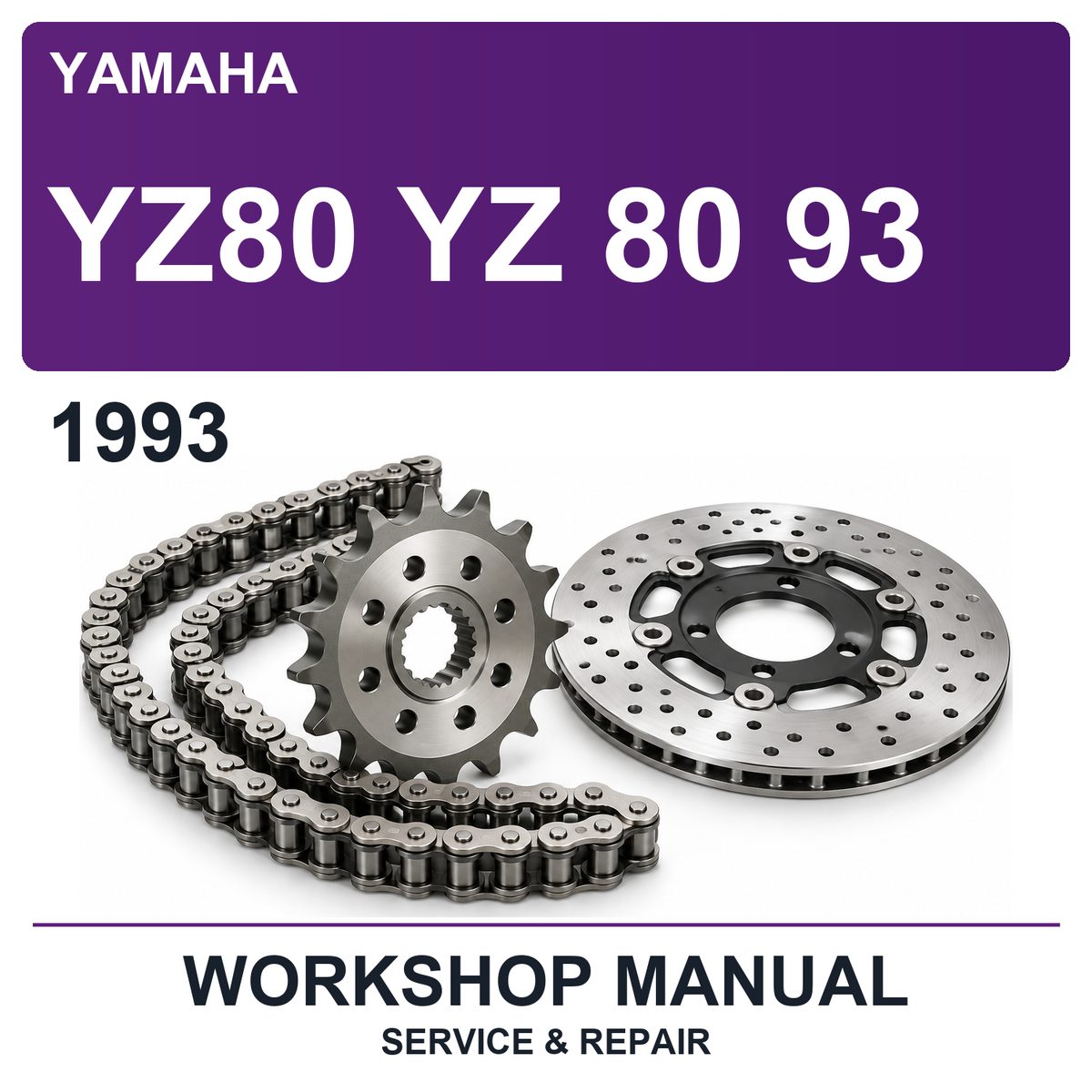 1993 Yamaha YZ80 YZ 80 93 Workshop Service & Repair Manual