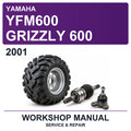 2001 Yamaha YFM600 Grizzly 600 Workshop Service & Repair Manual